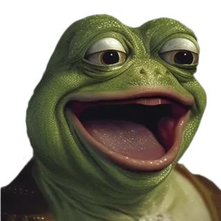 😃 frog, animal, funny, meme, green, toad, face telegram sticker