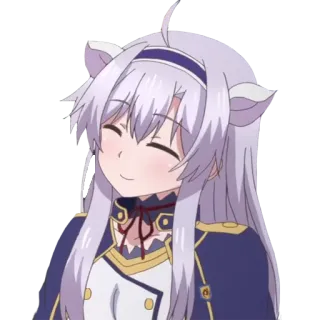 ☺️ anime, cartone animato, personaggio, ragazza, sorridente, carino, kawaii telegram sticker