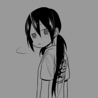 ➰ Anime Mädchen, Manga, Niedlich, Illustration, Cartoon, Aufkleber telegram sticker