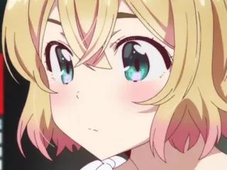 😐 anime, girl, cute, manga, character, animation whatsapp sticker