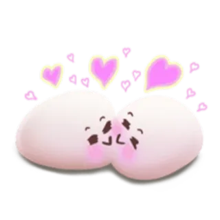 😘 amor, corações, fofo, beijando, carinho, desenho animado telegram sticker
