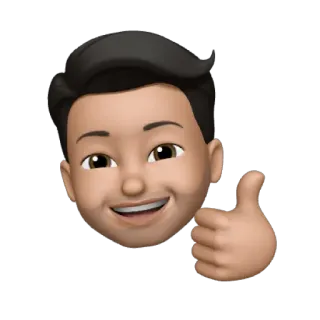 👍 ยกนิ้ว, อีโมจิ, อวตาร, เชิงบวก, อนุมัติ, ถูกใจ, สำเร็จ telegram sticker