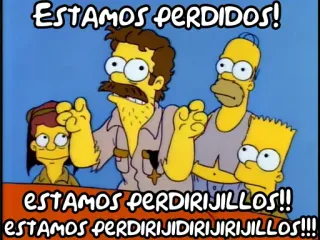 😱 ESTAMOS PERDIDOS!
ESTAMOS PERDIRIJILLOS!!
ESTAMOS PERDIRIJIDIRIJIRIJILLOS!!! 迷子, スペイン語, 漫画, ミーム, 面白い, 誇張された telegram sticker