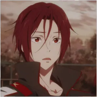 🌊 Rin Matsuoka Free! Аниме, Персонаж, Манга, Портрет telegram sticker