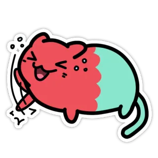 👏 gato, fofo, feliz, kawaii, animal, adesivo telegram sticker
