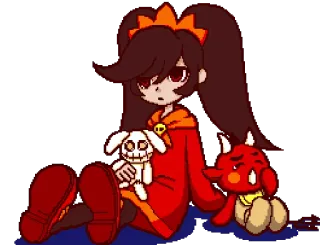Ashley & Red telegram stickers