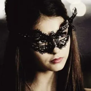 💄 woman, mask, lace, masquerade, portrait telegram sticker
