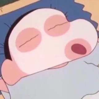 😴 Shin-chan Nohara Crayon Shin-chan Shin-chan, Shin-chan, Dormire, Cartoni animati, Anime telegram sticker