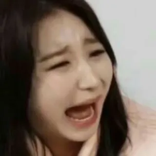 💘 pleurer, triste, bouleversé, émotionnel, visage, personne telegram sticker