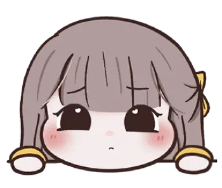🍓 Anime, Buồn, Cô gái, Hoạt hình, Dễ thương whatsapp sticker