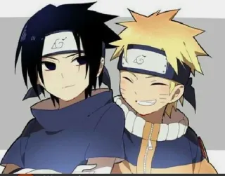 🌟 Naruto Anime, Manga, Phim hoạt hình, Naruto, Nhân vật, Sasuke, Nghệ thuật, Tình bạn telegram sticker