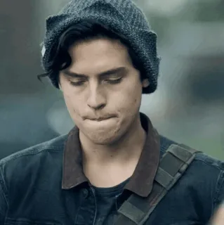 ☁ Jughead Jones Riverdale Jughead Jones, Cole Sprouse, Riverdale, drama adolescente, personagem, série de TV telegram sticker