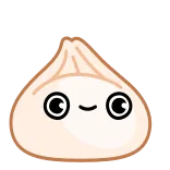 👍 raviolo, cibo, kawaii, carino telegram sticker