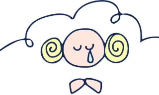 😢 เศร้า, เมฆ, ร้องไห้, น้ำตา, อารมณ์เสีย, อารมณ์ telegram sticker