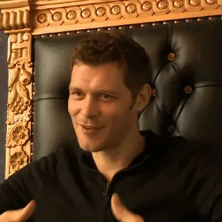 📰 Klaus Mikaelson The Originals série télé, vampire, personnage, The Originals, Klaus Mikaelson telegram sticker