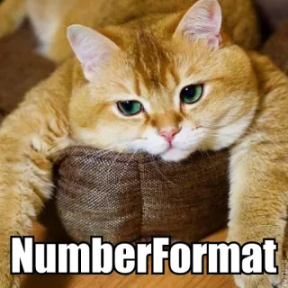 😒 NumberFormat cat, meme, funny, numberformat telegram sticker