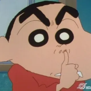 🌱 Shin-chan Nohara Crayon Shin-chan Crayon Shin Chan, Anime, Cartoni animati, Shin Chan whatsapp sticker