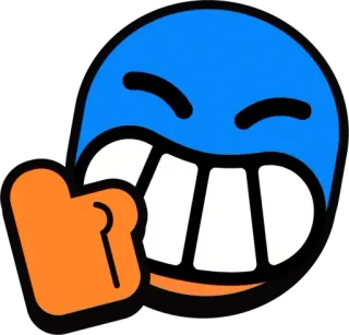 👍 dito medio, emoji, maleducato, gesto, offensivo whatsapp sticker