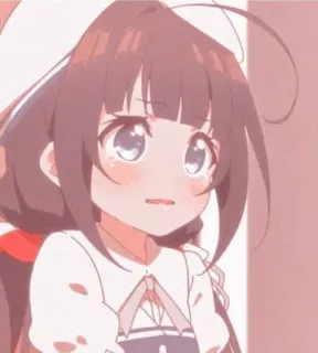 🍭 anime, garota, fofa, desenho animado, mangá telegram sticker