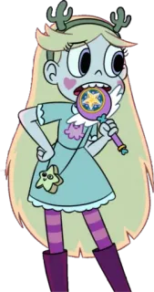 😶 Star Butterfly Star vs. the Forces of Evil การ์ตูน, เวทมนตร์, เจ้าหญิง, ดาว, ผีเสื้อ telegram sticker