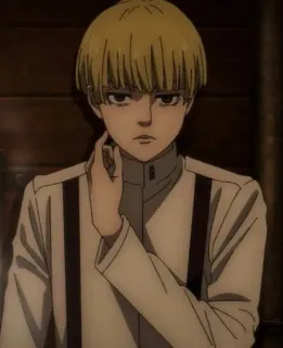 🌟 Yelena Attack on Titan Anime, Personaggio, Capelli Biondi, AOT telegram sticker