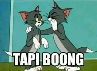 😭 Tom Cat Tom and Jerry TAPI BOONG telegram sticker