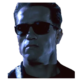👿 Terminator ภาพยนตร์, วิทยาศาสตร์, ไซบอร์ก, อาร์โนลด์ ชวาร์เซเน็กเกอร์, แอ็คชั่น telegram sticker