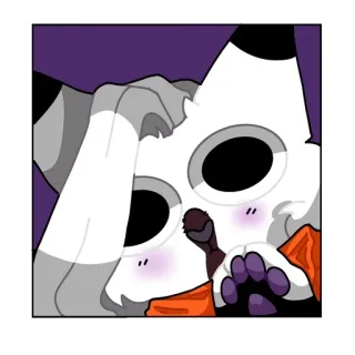 😲 귀여운, 동물, 만화, 고양이, 카와이, 스티커 telegram sticker