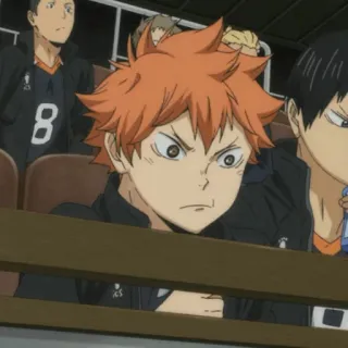 🥓 Hinata Haikyuu!! Anime, Menino, Cabelo laranja, Hinata, Haikyuu telegram sticker