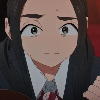 🏷 Anime, Charakter, Porträt, Frau, Gesichtsausdruck, Cartoon telegram sticker