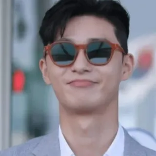 😎 pria, kacamata hitam, potret, aktor, selebriti, korea, mode telegram sticker