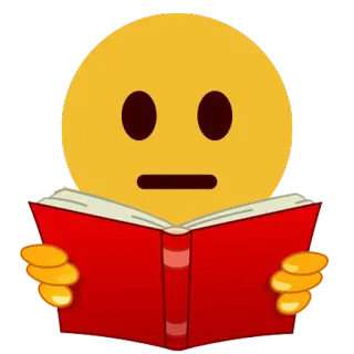 📔 Emoji, Lectura, Libro, Conocimiento, Educación, Estudio telegram sticker