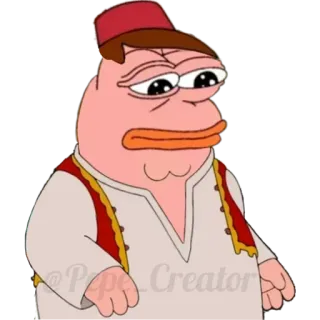 🐸 Pepe Pepe_Creator pepe, meme, triste, bosnien telegram sticker