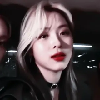 🦩 femme, personne, portrait, maquillage, rouge à lèvres rouge telegram sticker