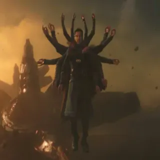 💛 Doctor Strange Marvel magia, czarnoksiężnik, mag, superbohater, Marvel, film, multiwersum, Strange whatsapp sticker