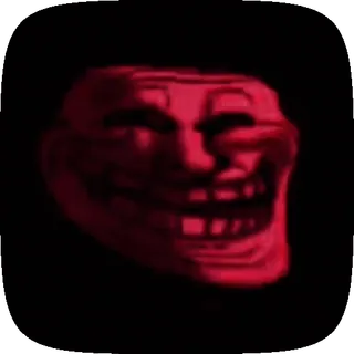 ❗️ Meme, Trò đùa, Mặt, Đỏ telegram sticker