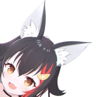 😍 Anime, Katzenmädchen, Kawaii, Cartoon, Süß, Manga telegram sticker