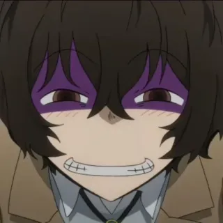 🥂 Dazai Osamu Bungo Stray Dogs Anime, Mangá, Dazai, Bungo Stray Dogs, Personagem, Engraçado, Expressão telegram sticker