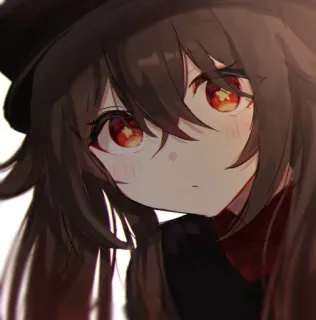 🌸 Hu Tao Genshin Impact Anime, Genshin Impact, Hu Tao, Video game, Waifu telegram sticker