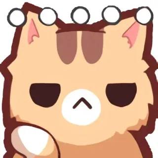 🙉 gato, animal, adesivo, fofo, kawaii, animal de estimação, desenho animado whatsapp sticker