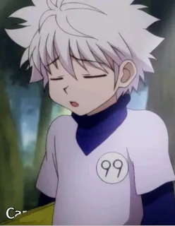 😪 Killua Zoldyck Hunter x Hunter Car アニメ, キルア, HUNTER×HUNTER, 漫画, アニメーション telegram sticker