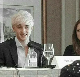 🐍 Tom Felton actor, Harry Potter, celebridad, reunión, conferencia telegram sticker