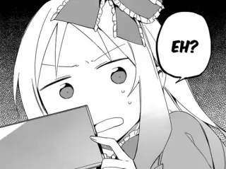 😧 EH? Anime, Manga, Pytanie, Co?, Zszokowany telegram sticker