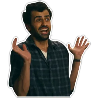 😅 hombre, persona, encogiéndose de hombros, gesto, expresión telegram sticker