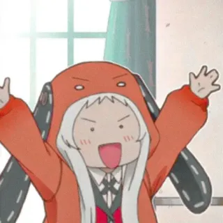 🥺 anime, kawaii, happy, cute, girl, bunny, cartoon telegram sticker