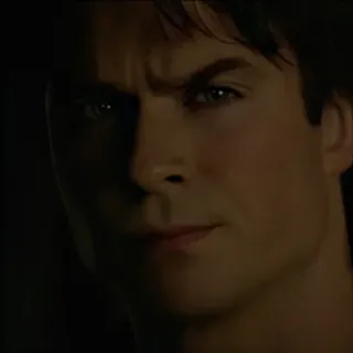 🩸 Damon Salvatore The Vampire Diaries damon salvatore, pamiętniki wampirów, wampir, ian somerhalder, serial tv, dramat, nadprzyrodzone, portret telegram sticker