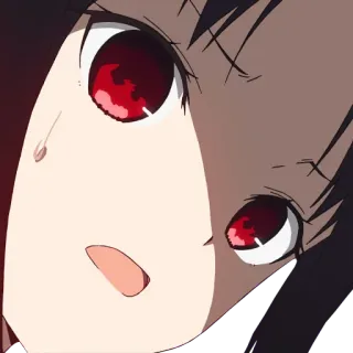 😟 Kaguya Shinomiya Kaguya-sama: Love Is War Аниме, Кагуя-сама, Любовь это война, Шиномия, Манга, Милый, Выражение telegram sticker