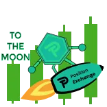 🚀 TO THE MOON crypto, finance, investissement, lune, position exchange, bourse telegram sticker