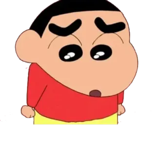😢 Shin-chan Nohara Crayon Shin-chan Shin-chan, Anime, Dibujos animados, Niño, Personaje telegram sticker