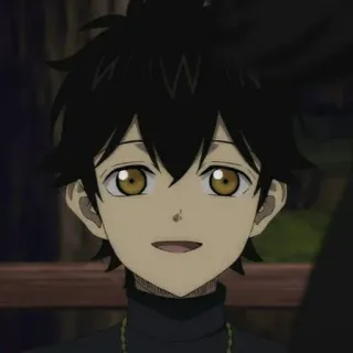 💛 Yuno Black Clover Anime, Mangá, Black Clover, Yuno, Rei Mago, Magia telegram sticker